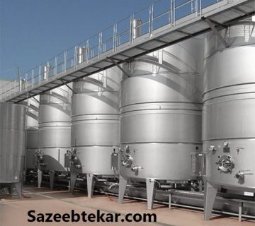 کاربرد مخازن استیل در صنایع مختلف - سازه ابتکار