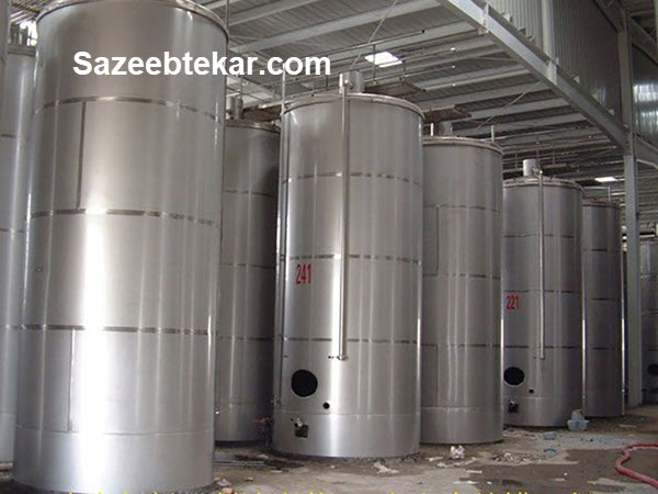 بهترین تولید کننده مخازن استیل در تهران - سازه ابتکار